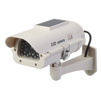 CAMÉRA DE SURVEILLANCE FACTICE SOLAIRE AVEC LED SILVERLINE 614458