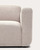 Canapé modulable Neom 3 places beige L.263 cm
