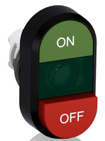 ABB MPD14-11G panel przyciskowy Czarny, Zielony, Czerwony