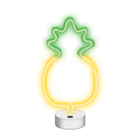 Forever Light Neon LED on a stand PINEAPPLE yellow green NNE05 Leichte Dekorationsfigur
