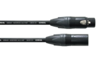 Cordial CPM 20 FM-FLEX cable de audio 20 m XLR (3-pin) Negro