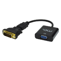 MCL CG-289C câble vidéo et adaptateur 0,25 m DVI-D HDMI Type A (Standard) Noir