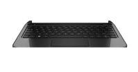 HP 741981-051 laptop reserve-onderdeel Behuizingsvoet + toetsenbord