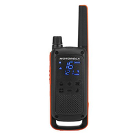 Motorola Talkabout T82 Quad Case Walkie-Talkies kétirányú rádió/adóvevő 16 csatornák 446 - 446.2 Mhz Fekete, Narancssárga