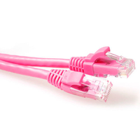 ACT IS1802 cable de red Rosa 2 m Cat6 U/UTP (UTP)