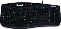 Microsoft Comfort Curve 2000 UK keyboard USB QWERTY Black