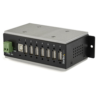 StarTech.com 7-Port Industrial USB 2.0 Hub mit ESD-Schutz & 350W Überspannungsschutz