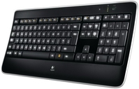 Logitech Wireless Illuminated K800 keyboard RF Wireless AZERTY French Black