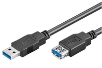 Goobay 93998 USB kábel 1,8 M Fekete