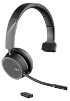 POLY Voyager 4210 UC Headset Vezeték nélküli Fejpánt Iroda/telefonos ügyfélközpont Bluetooth Fekete