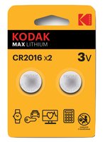 Kodak CR2016 Batería de un solo uso Litio