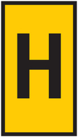 Hellermann Tyton 561-02084 znacznik kablowy Czarny, Żółty Poliamid 6.6 (PA66) 3 mm 1000 szt.