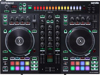 Roland DJ-505 DJ-Controller Digital Vinyl System (DVS) Scratcher 2 Kanäle Schwarz