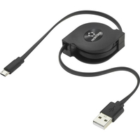 Renkforce RF-4352332 USB kábel 0,8 M USB 2.0 USB A Micro-USB B Fekete
