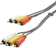 SpeaKa Professional SP-1300792 audio kabel 3 m 3 x RCA Zwart