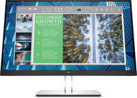 HP E-Series E24q G4 monitor komputerowy 60,5 cm (23.8") 2560 x 1440 px Quad HD Czarny, Srebrny