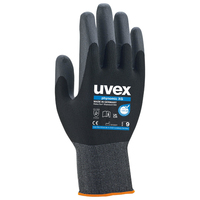 Uvex 6007012 Handschutz Schwarz Elastan, Polyamid