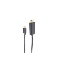 shiverpeaks BS10-72025 video kabel adapter 1 m Mini DisplayPort HDMI Zwart