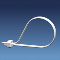 Panduit Cable Tie, 2-Piece, 4.0"L (102mm), Miniature, Nylon, Natural, 100pc Kabelbinder