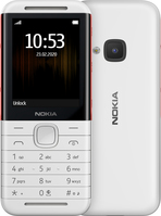 Nokia 5310 6,1 cm (2.4") 88,2 g Rosso, Bianco Telefono cellulare basico