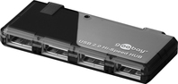 Goobay 95670 hálózati csatlakozó USB 2.0 480 Mbit/s Fekete