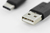 Digitus DK-300136-018-S cable USB USB 2.0 1,8 m USB C USB A Negro