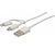 Tecline 150325 USB-kabel 1 m USB 2.0 USB A Micro-USB B/Lightning Wit