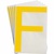 Brady TS-152.40-514-F-YL-20 self-adhesive symbol 20 pc(s) Yellow Letter