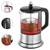 ProfiCook 501165 tea maker 0.5 L 1100 W Black, Stainless steel