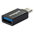 Integral INADUSB3.0ATOCTW tussenstuk voor kabels USB Type-A USB Type-C Zwart