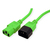 ROLINE 19.08.1534 cable de transmisión Verde 3 m IEC 320
