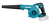 Makita DUB185Z cordless leaf blowers Zwart, Blauw 18 V