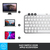 Logitech MX Keys Mini For Mac Minimalist Wireless Illuminated Keyboard toetsenbord Bluetooth QWERTZ Zwitsers Grijs