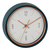 TFA-Dostmann 60.3547.20 wall/table clock Atomic clock Round Petrol colour