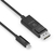 PureLink IS2221-015 Videokabel-Adapter 1,5 m USB Typ-C DisplayPort Schwarz