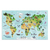 HERMA World map bureaulegger Karton Meerkleurig