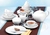Geschirr-Serie Rondo/Liane weiß - 6er-Set Dessertschalen: Detailansicht 2