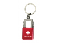 Schlüsselanhänger Swiss Multitool rot Taschenform