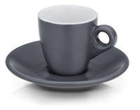 KELA Espresso-Set Mattia Keramik grau 6,5cm 12,0cmØ 50,0ml