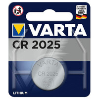 Pile bouton CR2025 Varta Lithium 3V (6025101401)
