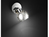 Raffinierte LED Wandleuchte FARA, Silber, Spot drehbar, Wandstrahler modern