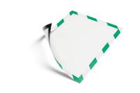 Durable DURAFRAME Magnetic Signage Hazard Frame | 5 Pack | A4 Green & White