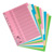 Oxford Recyclingpapier Register, blanko, 10 Taben, 10-teilig, A4+, 120 g/m², 5-farbig
