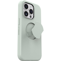 OtterBox OtterGrip Symmetry mit MagSafe Apple iPhone 14 Pro Chill Out - Grün - Schützhülle mit integrierten Griff - MagSafe kompatibel