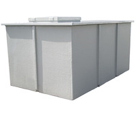 GRP One Piece Tank - 10000 Litres - 5160 x 2160 x 1130mm - Tank with 25mm Insulation