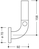 HEWI Reservepapierhalter S801, matt f. 1 WC-Rolle lichtgrau