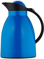 Isolierkanne 1,0 l blau/schwarz