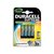 Duracell Rechargeable AAA Batteries Nimh Mn2400 Lr03 Ref Recr03Dur [Pack 4]