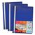 Elba (Clear)view (A4) Folder 160 Sheets Polypropylene Blue (Pack 50)