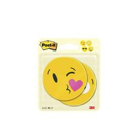 Post-it Notes Emoji Shape 30 Sheets 70 x 70mm (Pack of 2) 7100236592